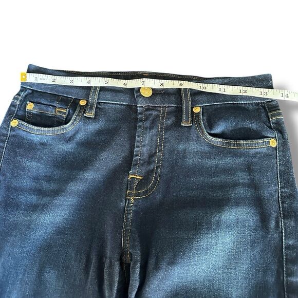 7 For All Mankind Women’s The Mid Rise Ankle Skinny Jeans size 26 - Picture 6 of 12